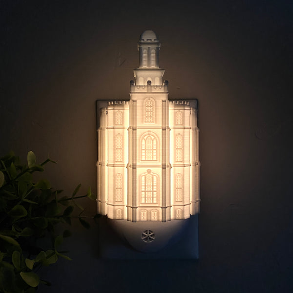 Logan Utah Temple Wall Night Light
