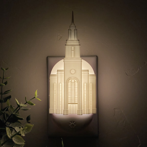 Layton Utah Temple Wall Night Light