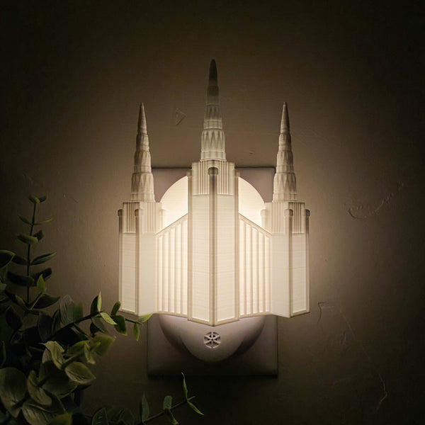 Portland Oregon Temple Wall Night Light