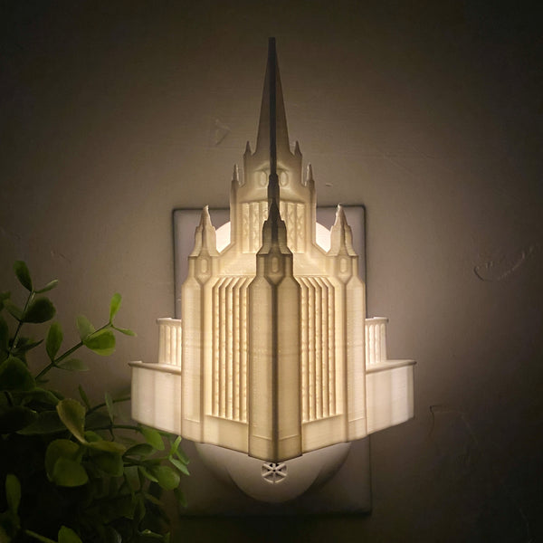 San Diego California Temple Wall Night Light