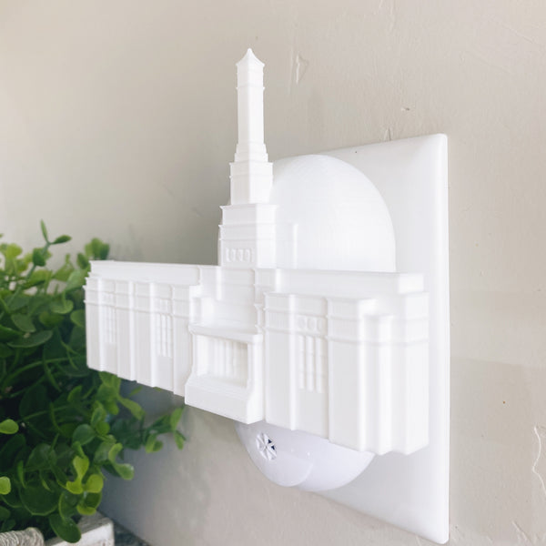 Hermosillo Sonora Mexico Temple Wall Night Light