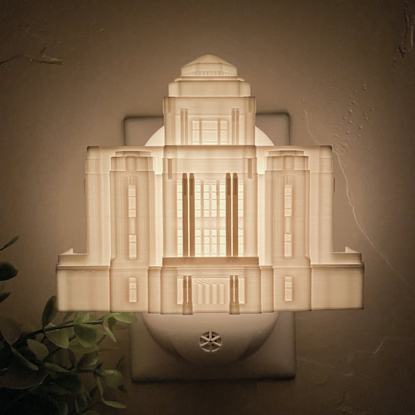 Meridian Idaho Temple Wall Night Light