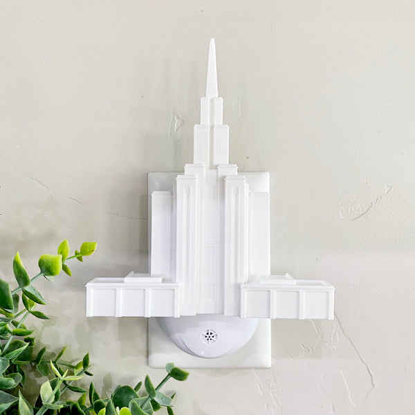 Oquirrh Mountain Utah Temple Wall Night Light