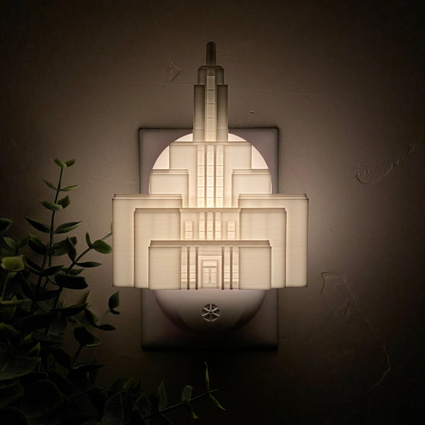 Draper Utah Temple Wall Night Light