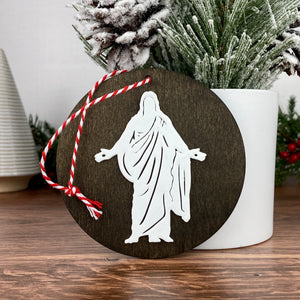 Round Christ Ornament