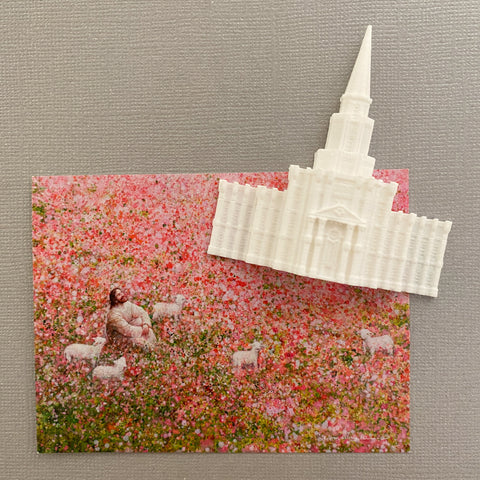 Houston Texas Temple Magnet