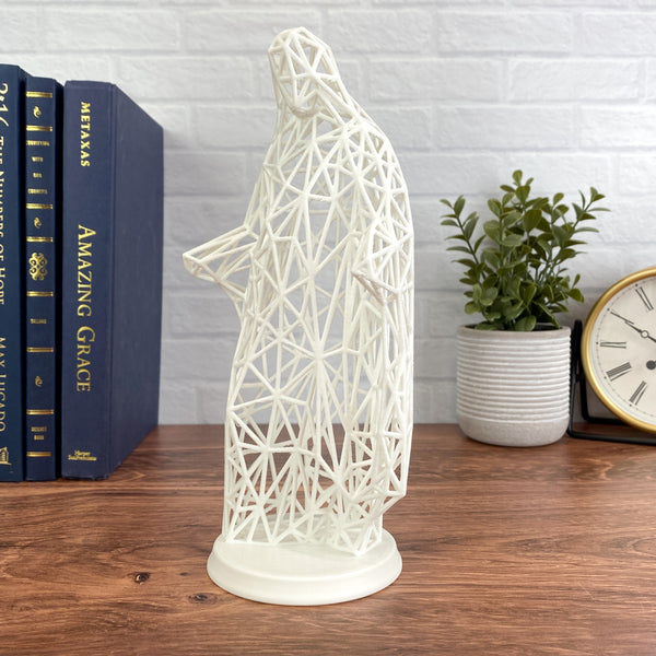 The Christ Statue - Modern Wireframe