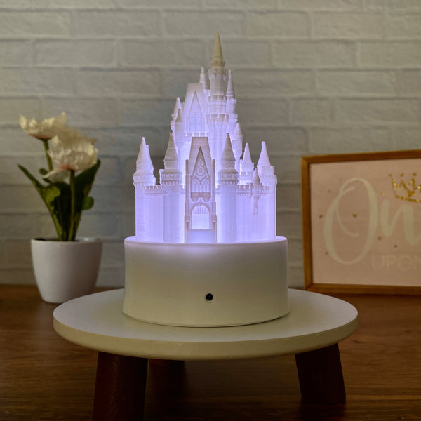 NEW*** Color-Changing Cinderella Castle Night Light