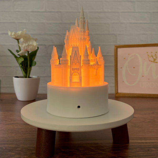 NEW*** Color-Changing Cinderella Castle Night Light