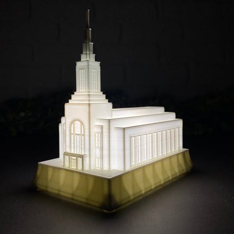 Burley Idaho Temple Night Light