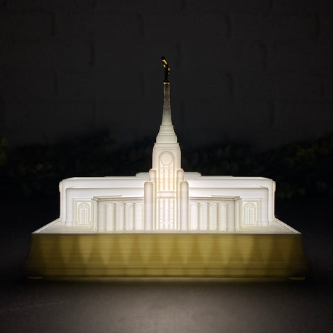 Fort Lauderdale Florida Temple Night Light