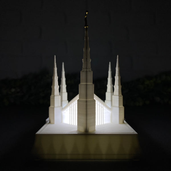 Boise Idaho Temple Night Light