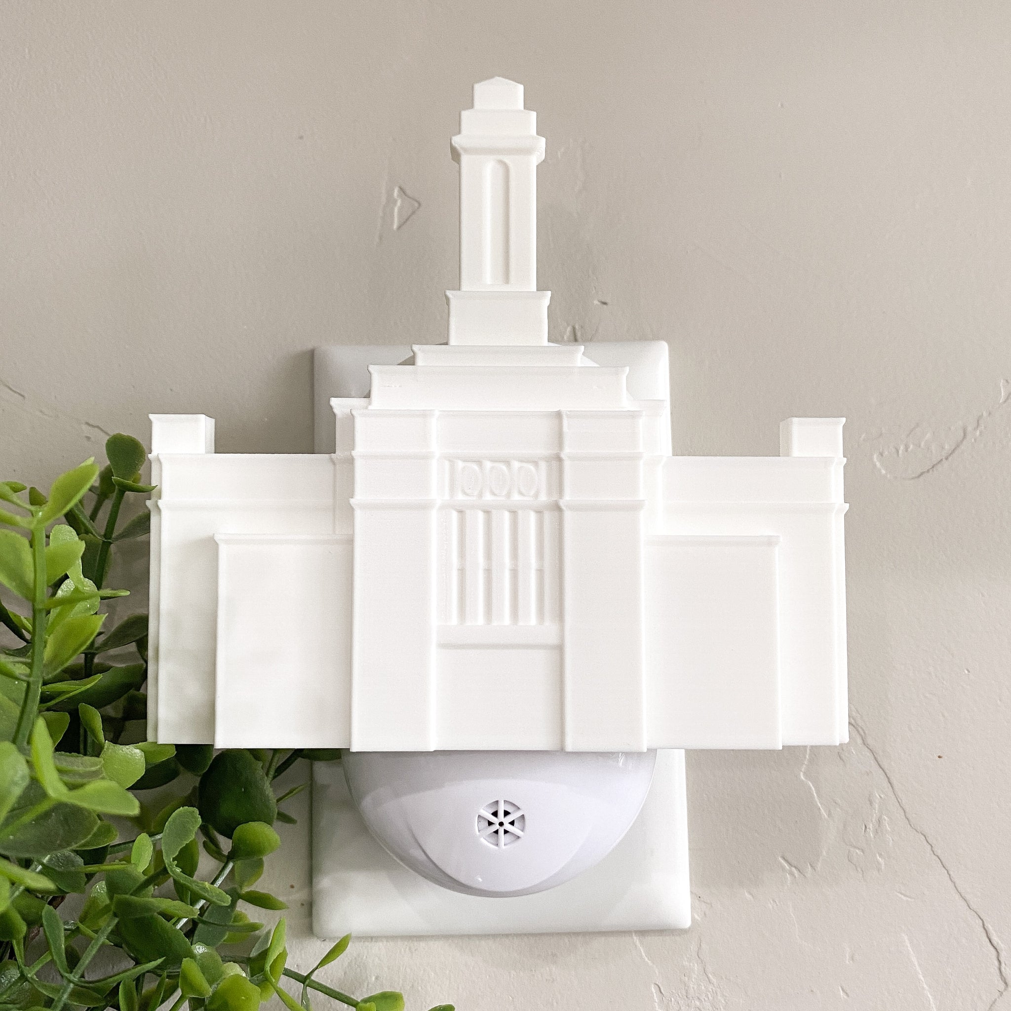 Colonia Juárez Chihuahua Mexico Temple Wall Night Light