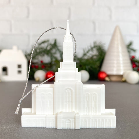 Orem Utah Temple Christmas Tree Ornament