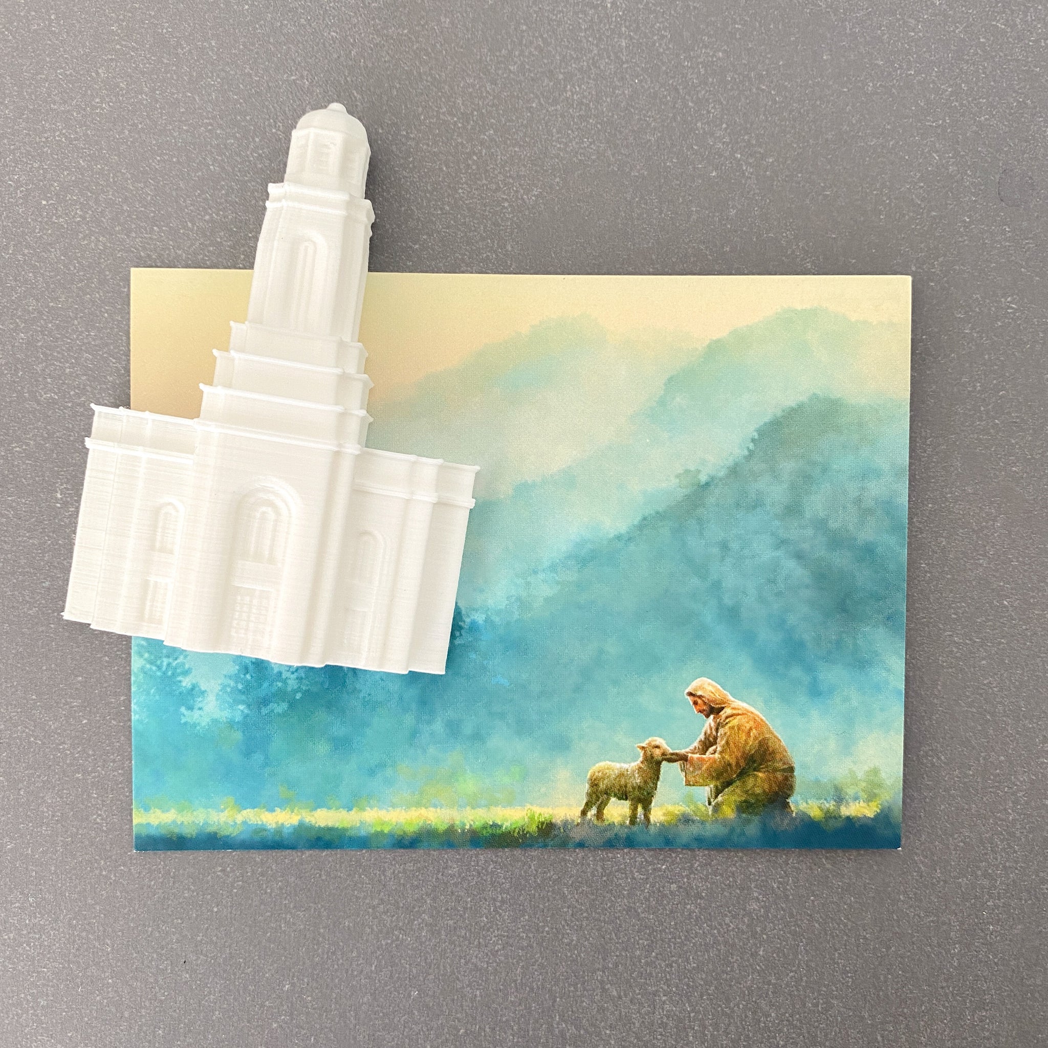 Feather River California Temple Magnet