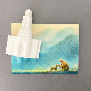 Feather River California Temple Magnet