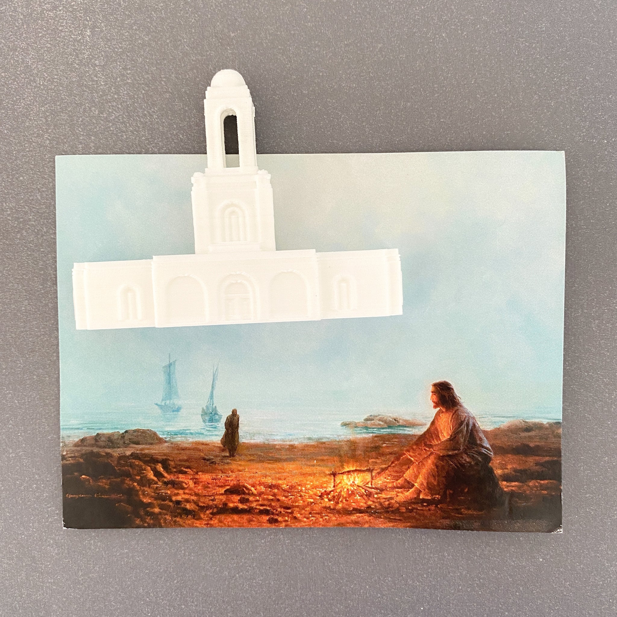 Newport Beach California Temple Magnet