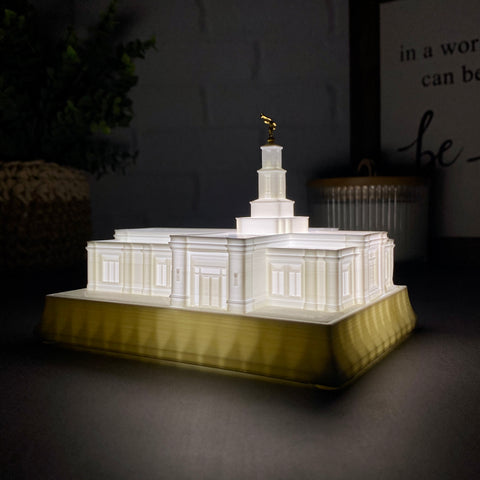 Memphis Tennessee (After Reconstruction) Temple Night Light