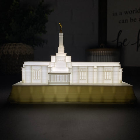 Regina Saskatchewan Temple Night Light