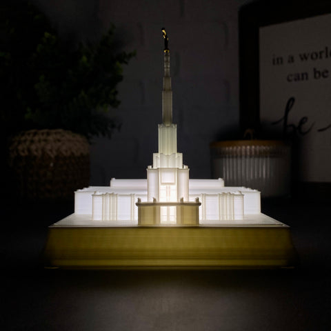 Denver Colorado Temple Night Light