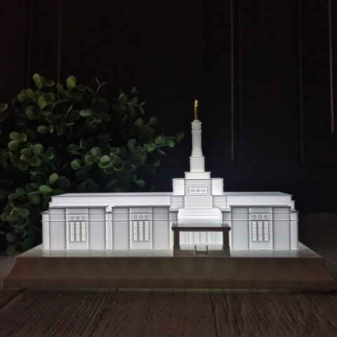 Veracruz Mexico Temple Night Light