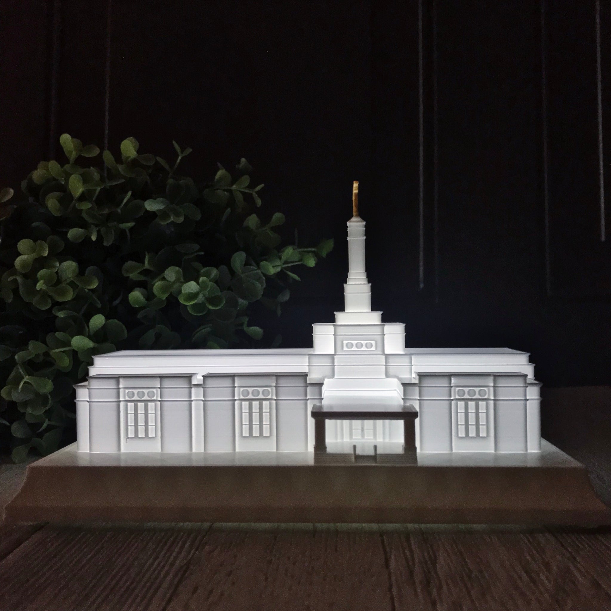 Nashville Tennessee (Before Reconstruction) Temple Night Light