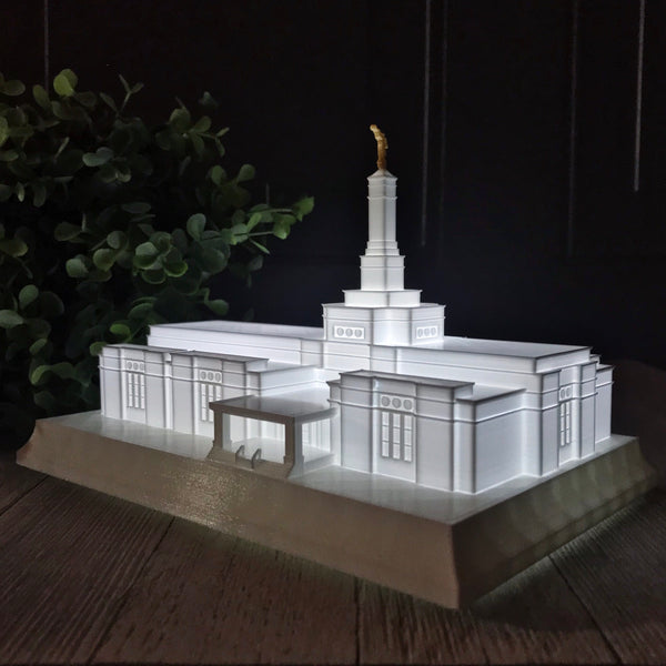 Nashville Tennessee (Before Reconstruction) Temple Night Light