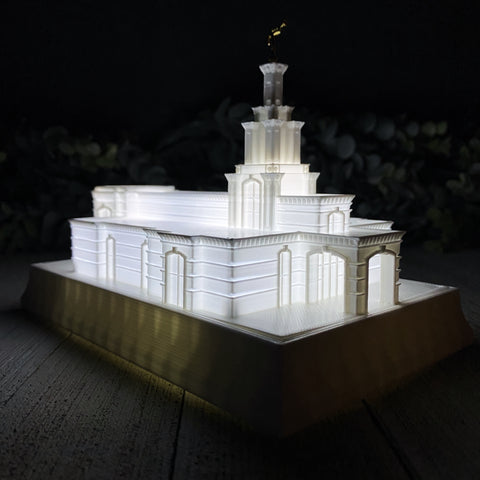 Columbia River Washington Temple Night Light