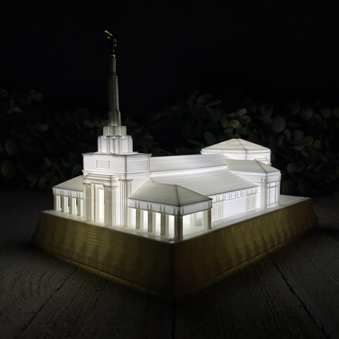 Apia Samoa Temple Night Light
