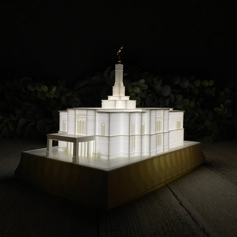 Winter Quarters Nebraska Temple Night Light