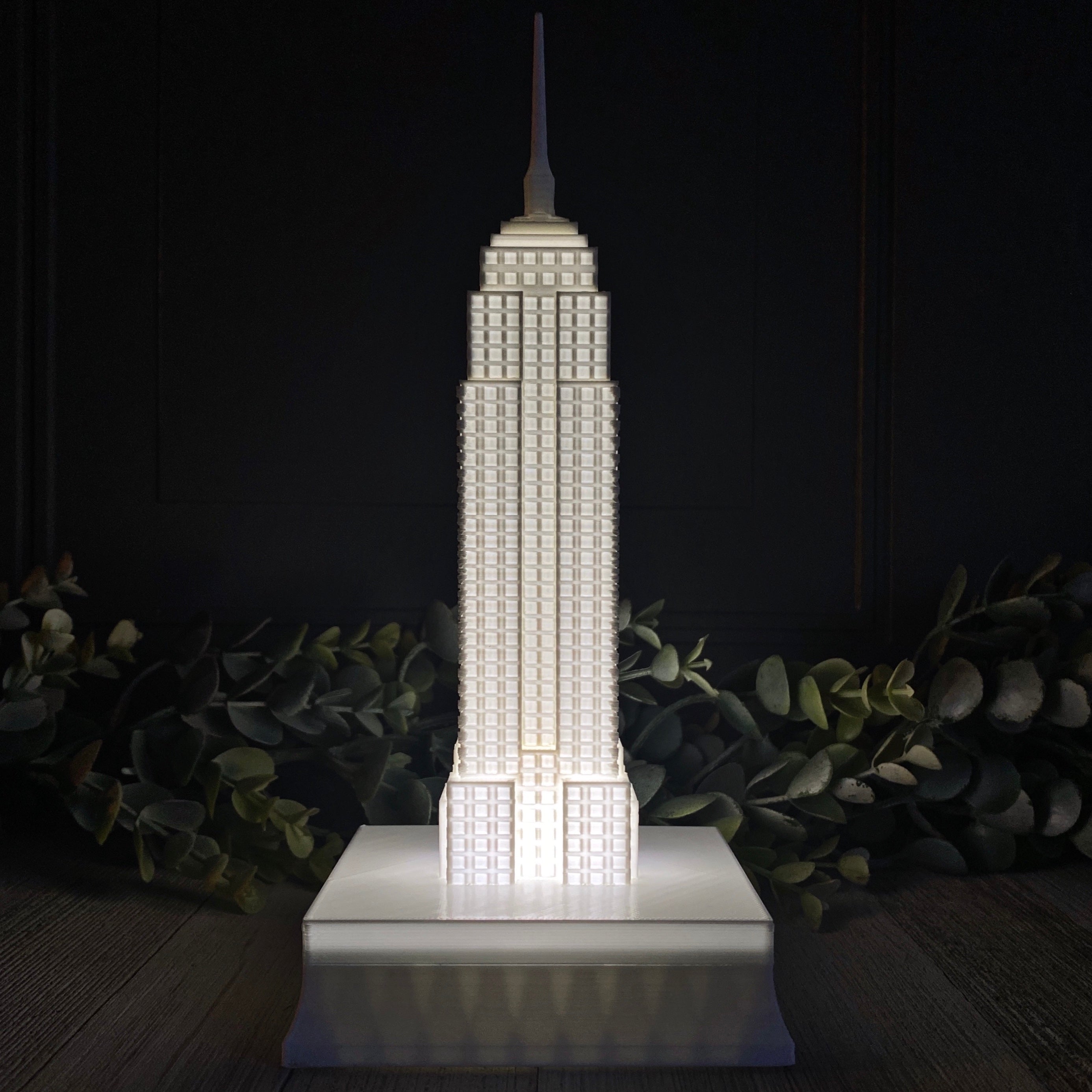 置物 Crystal World Mini Empire State Building Worldwide Collectibles - Fine Collectible Gifts