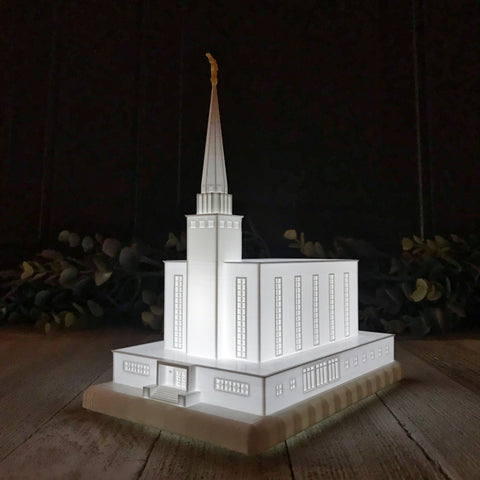 London England Temple Night Light