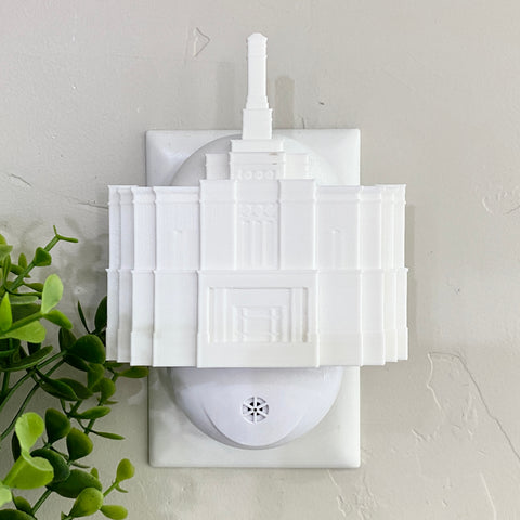 Winter Quarters Nebraska Temple Wall Night Light