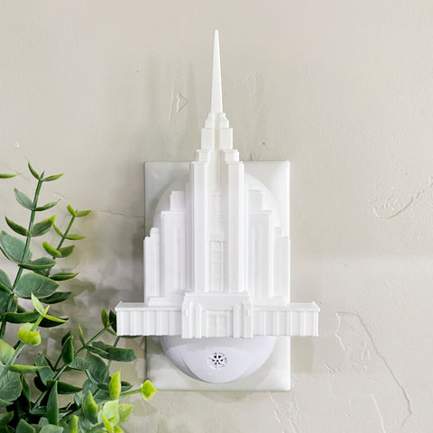 Rexburg Idaho Temple Wall Night Light