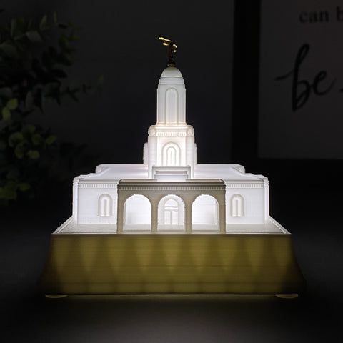 Newport Beach California Temple Night Light