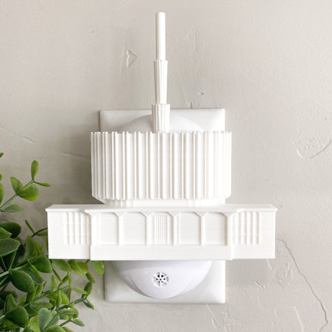 Ogden Utah (Before Reconstruction) Temple Wall Night Light