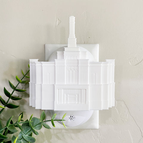 Snowflake Arizona Temple Wall Night Light