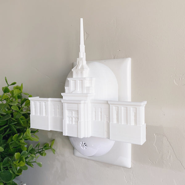 Billings Montana Temple Wall Night Light