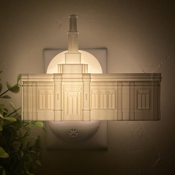 Oklahoma City Oklahoma Temple Wall Night Light